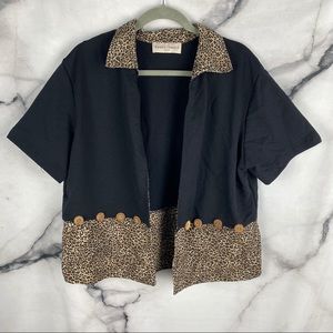 Sweet Jessie Leopard Print Over Shirt